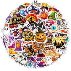 winthrop 100 Pcs Halloween Stickers Waterproof Bulk Vinyl Laptop Stickers Halloween Party Favors Best Choice for Halloween Classroom Crafts & Halloween Party Decoration